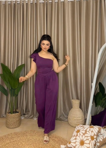 Long Off-Shoulder Chic Set
